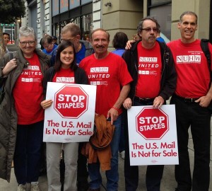 Staples Protest