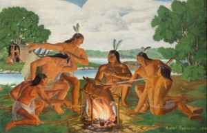 Early Indian Life on Analostan Island by Auriel Bessemer Arlington, Virginia Post Office
