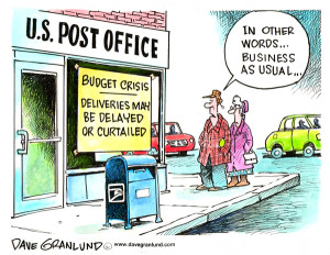 Postal Service 1st quarter financial results release date announced