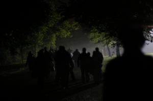 a walk in the dark