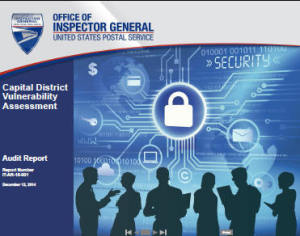 OIG: USPS Capital District's security controls for data lacks protection from hackers 