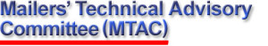 Tweets from the Alliance of Nonprofit Mailers covering today's MTAC meeting