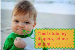 Man follows mailman, steals package off doorstep -- but contents were Diapers