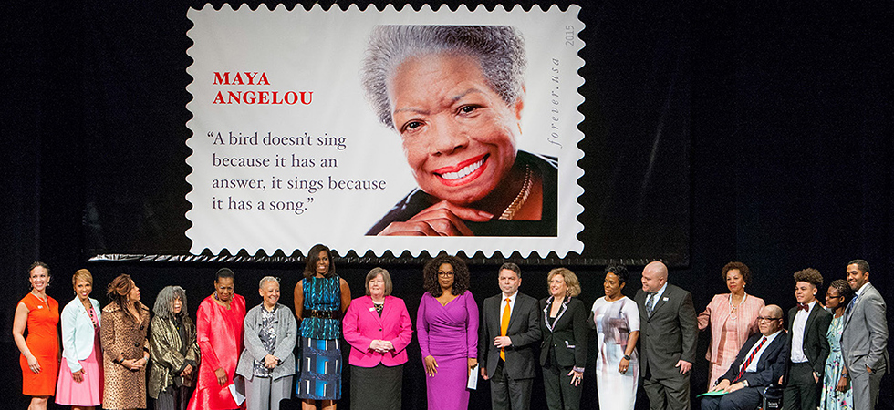 Video: Maya Angelou Stamp Unveiling Ceremony