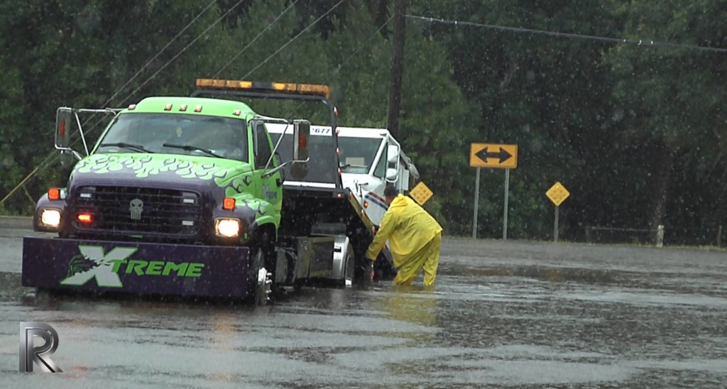 Mail Carrier Rescued as Heavy Rains Cause Flooded Roadways in Florida