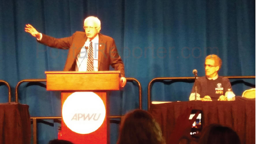 ‘It Was Electric’ Bernie Sanders Addresses APWU Conference