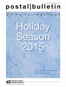 USPS: 2015 Christmas pay procedures for Rural Carriers