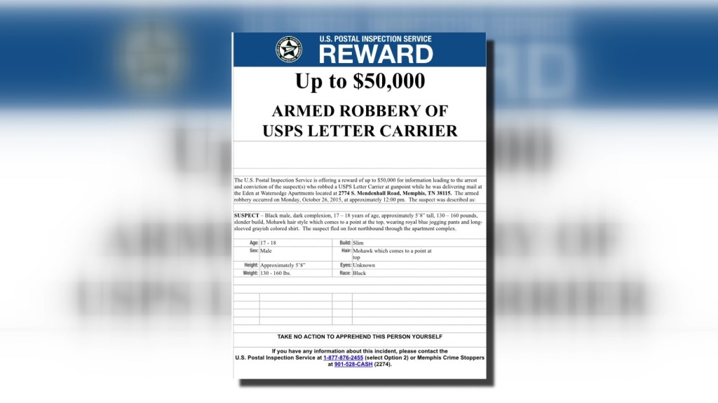 Video: Reward offered after robber steals letter carrier’s pants