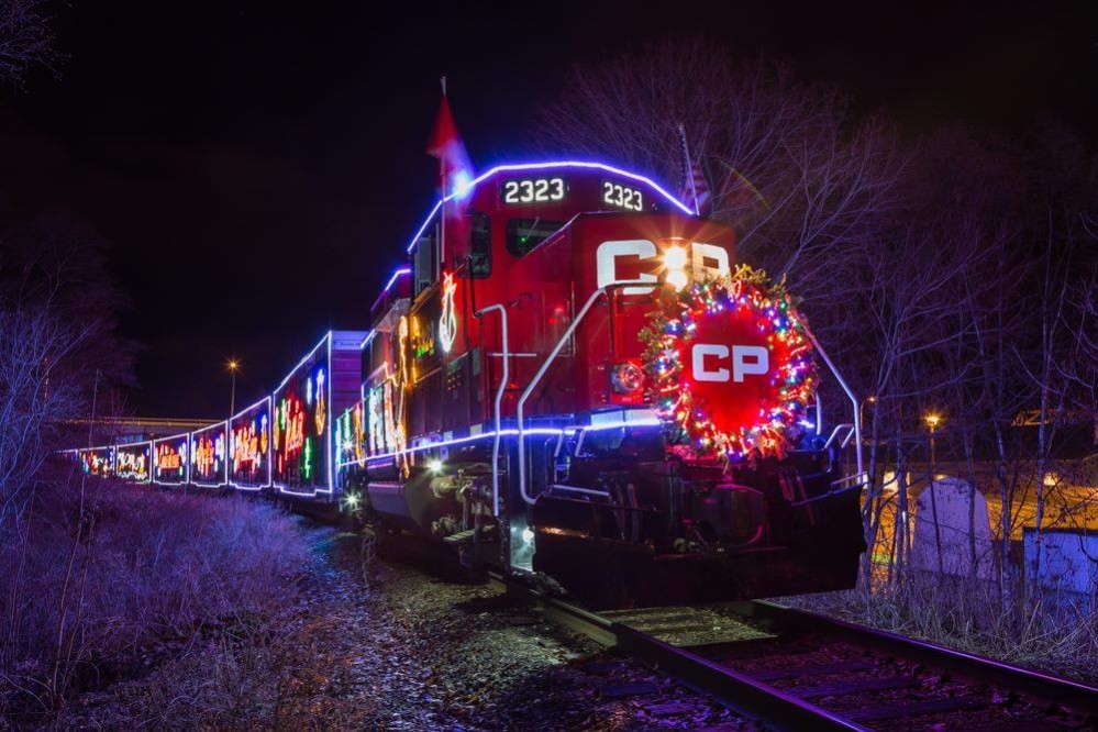 electric xmas train
