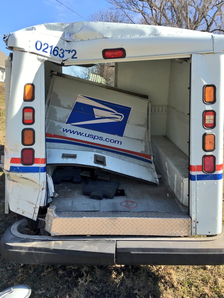 Nebraska mail carrier injured in Friday morning crash