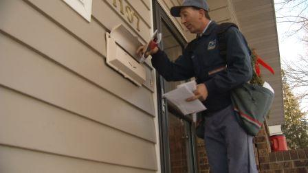 Video: Letter Carrier Speeds Along His Mail Route Video: Letter Carrier Speeds Along His Mail Route