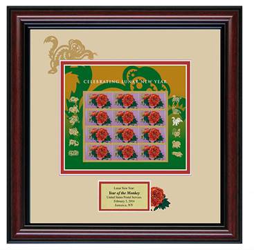 USPS rang in Lunar New Year by issuing Year of the Monkey stamp