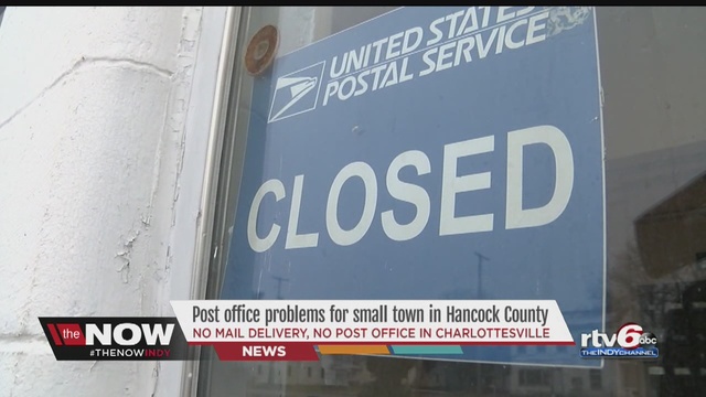 Video: Small town Indiana post office suddenly shut down