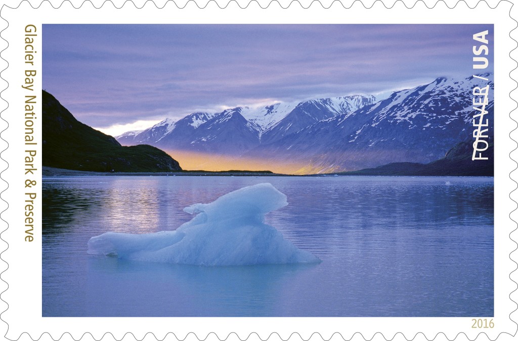 Seventh National Parks centennial stamp features Glacier Bay National Park