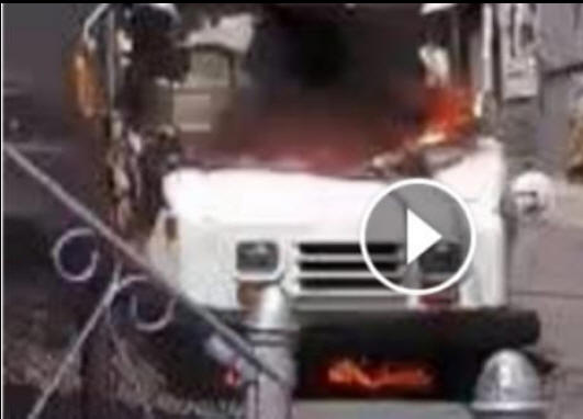 Video: Mail Truck on Fire in Massachusetts