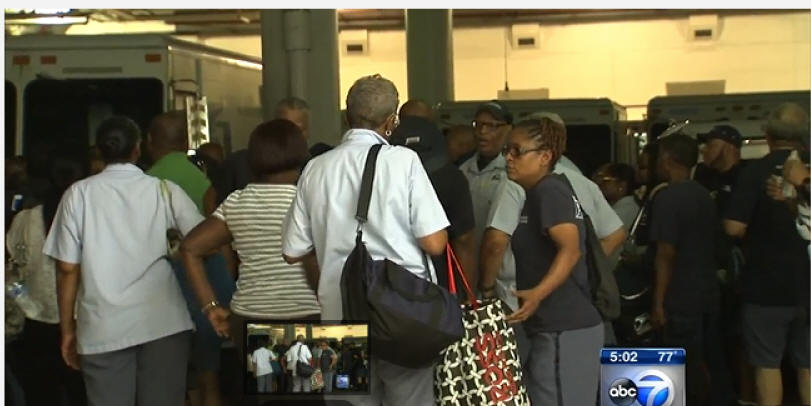Video: Update - Almost 40 postal employees sickened by heat at Chicago's River North facility