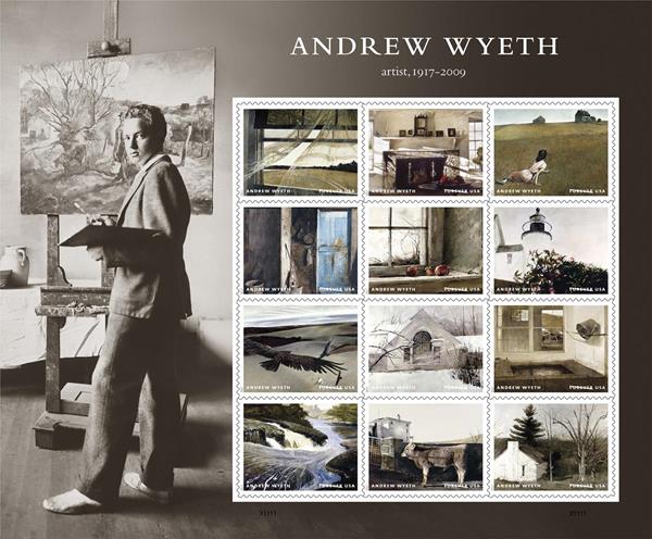 Wyeth Stamp Sheet