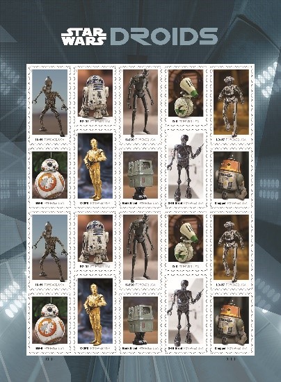 star wars stamps for sale
