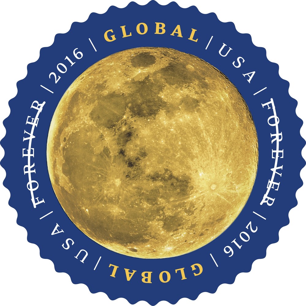 USPS introduces new Moon Global Forever international stamp
