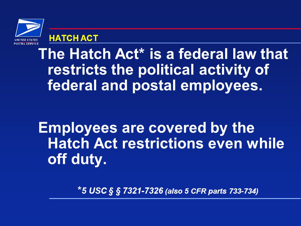 Two USPS Employees to Serve Suspensions for 2016 Hatch Act ...